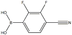 4-CYANO-2,3-DIFLUOROPHENYLBORONIC ACID, 2377608-51-8, 結(jié)構(gòu)式