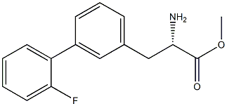 METHYL (2S)-2-AMINO-3-[3-(2-FLUOROPHENYL)PHENYL]PROPANOATE Struktur