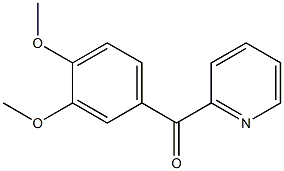 2-(3,4-DIMETHOXYBENZOYL)PYRIDINE Struktur