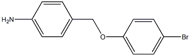 4-[(4-BROMOPHENOXY)METHYL]ANILINE Struktur