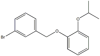 3-BROMOBENZYL-(2-ISOPROPOXYPHENYL)ETHER Struktur