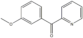 2-(3-METHOXYBENZOYL)PYRIDINE Struktur