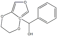 3,4-(ETHYLENEDIOXY)PHENYL-(3-FURYL)METHANOL Struktur