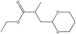 ETHYL 3-(1,3-DIOXAN-2-YL)-2-METHYLPROPIONATE Struktur