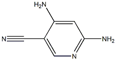 4,6-DIAMINONICOTINONITRILE Struktur