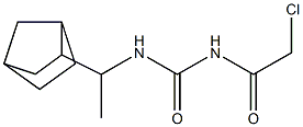 N-[[(1-BICYCLO[2.2.1]HEPT-2-YLETHYL)AMINO]CARBONYL]-2-CHLOROACETAMIDE Struktur