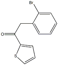 2-(2-BROMOPHENYL)-1-(2-THIENYL)ETHAN-1-ONE Struktur