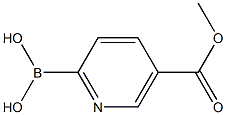 5-(METHOXYCARBONYL)PYRIDIN-2-YL-2-BORONIC ACID Struktur