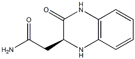 2-[(2S)-3-OXO-1,2,3,4-TETRAHYDROQUINOXALIN-2-YL]ACETAMIDE Struktur