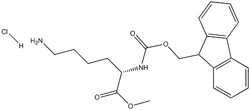 FMOC-LYS-OME HCL Struktur