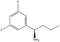 (1R)-1-(3,5-DIFLUOROPHENYL)BUTYLAMINE Struktur