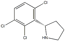 (2S)-2-(2,3,6-TRICHLOROPHENYL)PYRROLIDINE Struktur