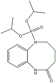 DIISOPROPYL (3,4,5,6-TETRAHYDRO-1H-BENZO[B][1,4]DIAZOCIN-2-ONE-6-YL)PHOSPHONATE Struktur