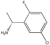 (1R)-1-(5-CHLORO-2-FLUOROPHENYL)ETHYLAMINE Struktur