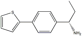 (1S)-1-(4-(2-THIENYL)PHENYL)PROPYLAMINE Struktur