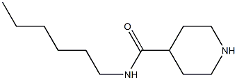 N-HEXYLPIPERIDINE-4-CARBOXAMIDE Struktur