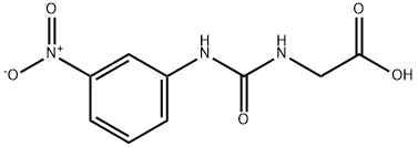 (([(3-NITROPHENYL)AMINO]CARBONYL)AMINO)ACETIC ACID Struktur