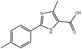 5-METHYL-2-(4-METHYLPHENYL)-3H-IMIDAZOLE-4-CARBOXYLIC ACID Structure