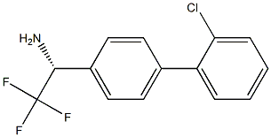 (1R)-1-[4-(2-CHLOROPHENYL)PHENYL]-2,2,2-TRIFLUOROETHYLAMINE Struktur