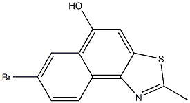 7-BROMO-2-METHYL-NAPHTHO[1,2-D]THIAZOL-5-OL Struktur