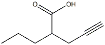 2-PROPYL-4-PENTYNOIC ACID Struktur