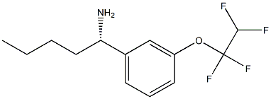 (1S)-1-[3-(1,1,2,2-TETRAFLUOROETHOXY)PHENYL]PENTYLAMINE Struktur