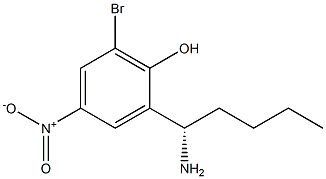 2-((1S)-1-AMINOPENTYL)-6-BROMO-4-NITROPHENOL|