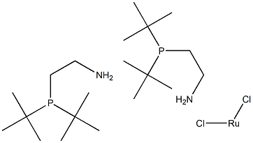 DICHLOROBIS[2-(DI-T-BUTYLPHOSPHINO)ETHYLAMINE]RUTHENIUM (II) Struktur