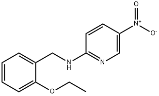 2-PYRIDINAMINE, N-[(2-ETHOXYPHENYL)METHYL]-5-NITRO- Struktur