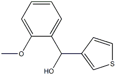 2-METHOXYPHENYL-(3-THIENYL)METHANOL Struktur