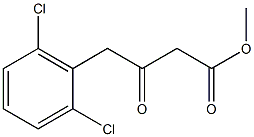 4-(2,6-DICHLORO-PHENYL)-3-OXO-BUTYRIC ACID METHYL ESTER Struktur