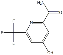 4-HYDROXY-6-(TRIFLUOROMETHYL)PYRIDINE-2-CARBOXAMIDE Struktur