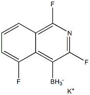 POTASSIUM ISOQUINOLINE-4-TRIFLUOROBORATE Struktur