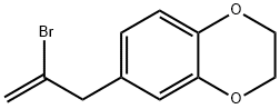 2-BROMO-3-[3,4-(ETHYLENEDIOXY)PHENYL]-1-PROPENE Struktur