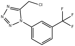 5-(CHLOROMETHYL)-1-[3-(TRIFLUOROMETHYL)PHENYL]-1H-TETRAZOLE Struktur