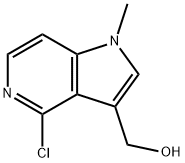 (4-CHLORO-1-METHYL-1H-PYRROLO[3,2-C]PYRIDIN-3-YL)METHANOL Struktur