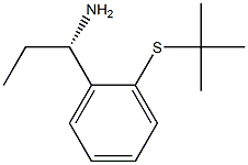 (1S)-1-[2-(TERT-BUTYLTHIO)PHENYL]PROPYLAMINE Struktur