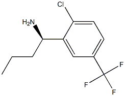 (1R)-1-[2-CHLORO-5-(TRIFLUOROMETHYL)PHENYL]BUTYLAMINE Struktur