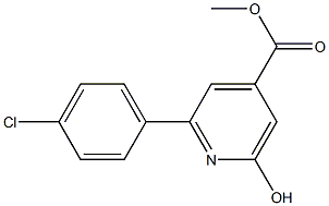 METHYL 2-(4-CHLOROPHENYL)-6-HYDROXYPYRIDINE-4-CARBOXYLATE Struktur