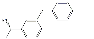 (1S)-1-(3-[4-(TERT-BUTYL)PHENOXY]PHENYL)ETHYLAMINE Struktur