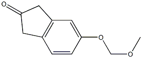 5-METHOXYMETHOXY-INDAN-2-ONE Struktur