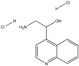 2-AMINO-1-QUINOLIN-4-YL-ETHANOL DIHYDROCHLORIDE Struktur