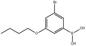 3-BROMO-5-BUTOXYPHENYLBORONIC ACID Struktur