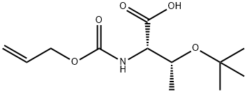 ALOC-THR(TBU)-OH DCHA Struktur