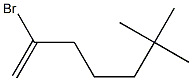 2-BROMO-6,6-DIMETHYL-1-HEPTENE Struktur