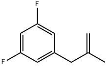 3-(3,5-DIFLUOROPHENYL)-2-METHYL-1-PROPENE Struktur