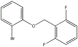 2-BROMOPHENYL-(2,6-DIFLUOROBENZYL)ETHER Struktur