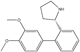 4-[2-((2S)PYRROLIDIN-2-YL)PHENYL]-1,2-DIMETHOXYBENZENE Struktur