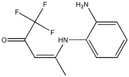 4-[(2-AMINOPHENYL)AMINO]-1,1,1-TRIFLUOROPENT-3-(Z)-EN-2-ONE Struktur