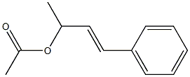 1-PHENYL-1-BUTEN-3-OL ACETATE Struktur